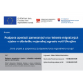 Podpora operácií zameraných na riešenie migračných výziev v dôsledku vojenskej agresie voči Ukrajine